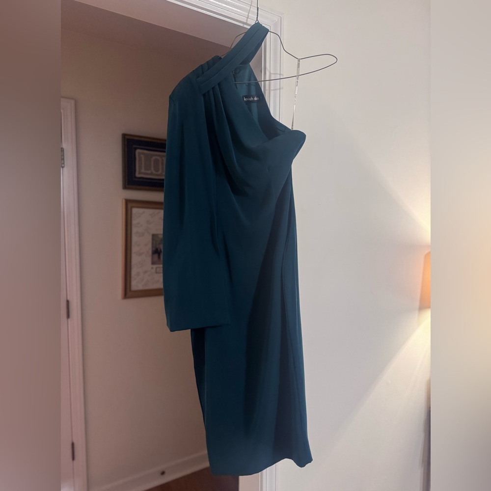 Lavish Alice Midi Cape Dress Size 4 - Picture 3 of 6